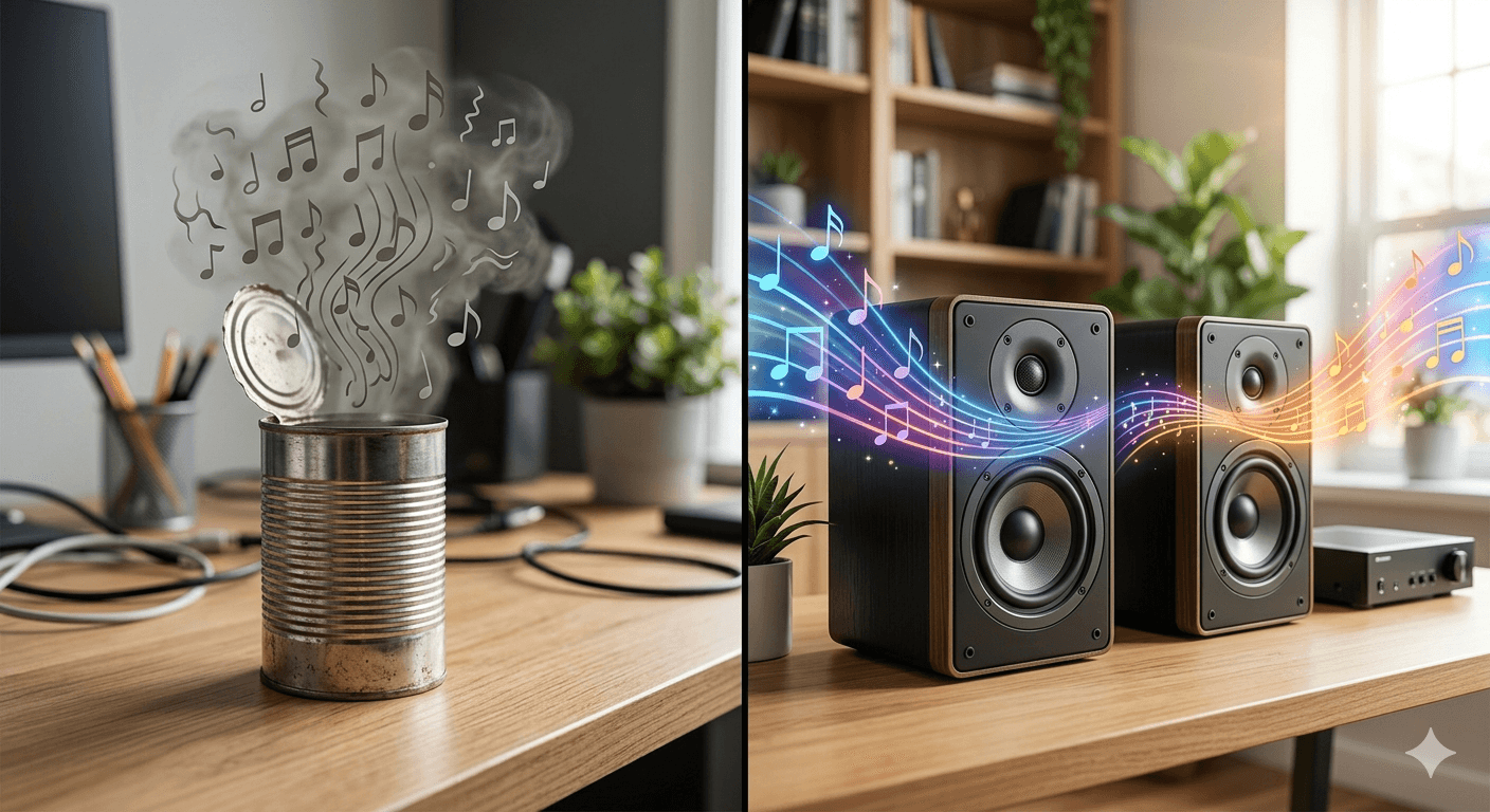 Most Cheap Speakers Sound Like Music Trapped in a Tin Can. These Don’t.