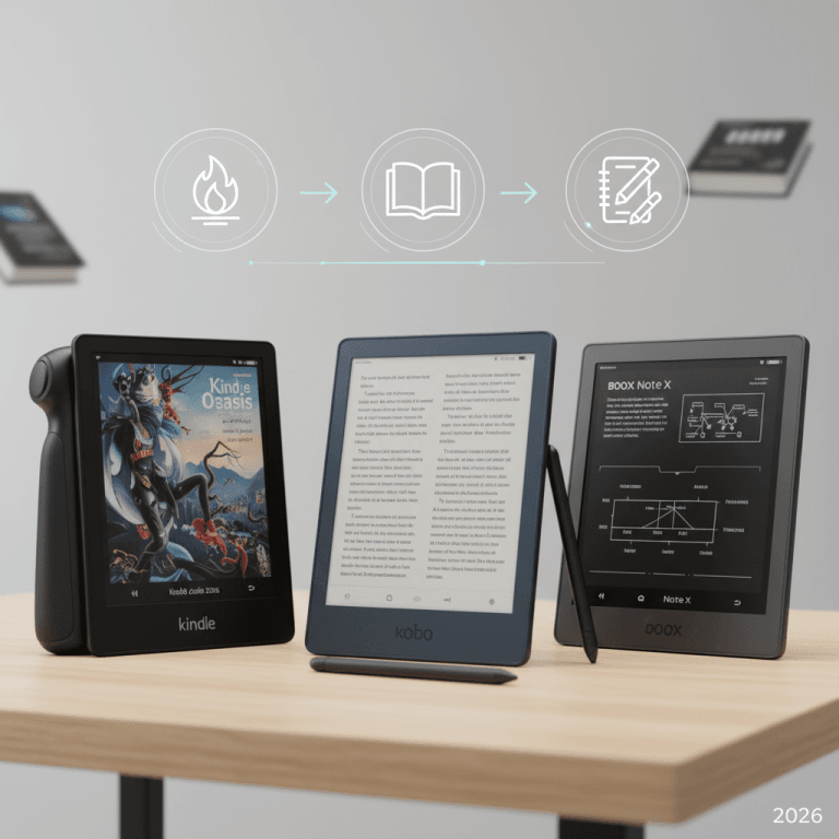 Best E-Readers in 2026: Kindle vs Kobo vs Boox