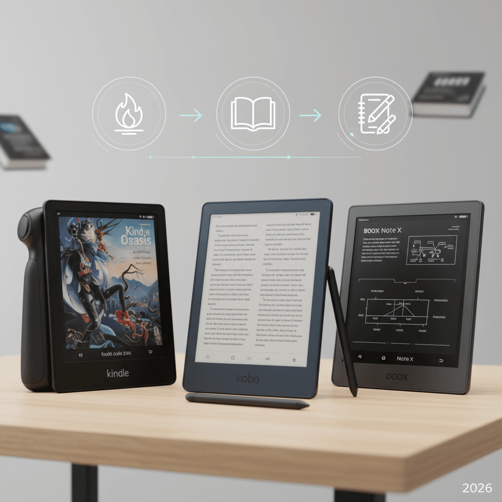 Best E-Readers in 2026: Kindle vs Kobo vs Boox