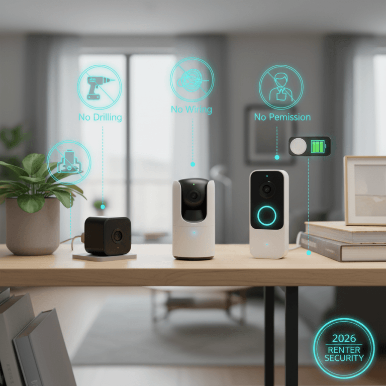 Best Home Security Cameras for Renters in 2026: No Drilling, No Wiring, No Permission Required