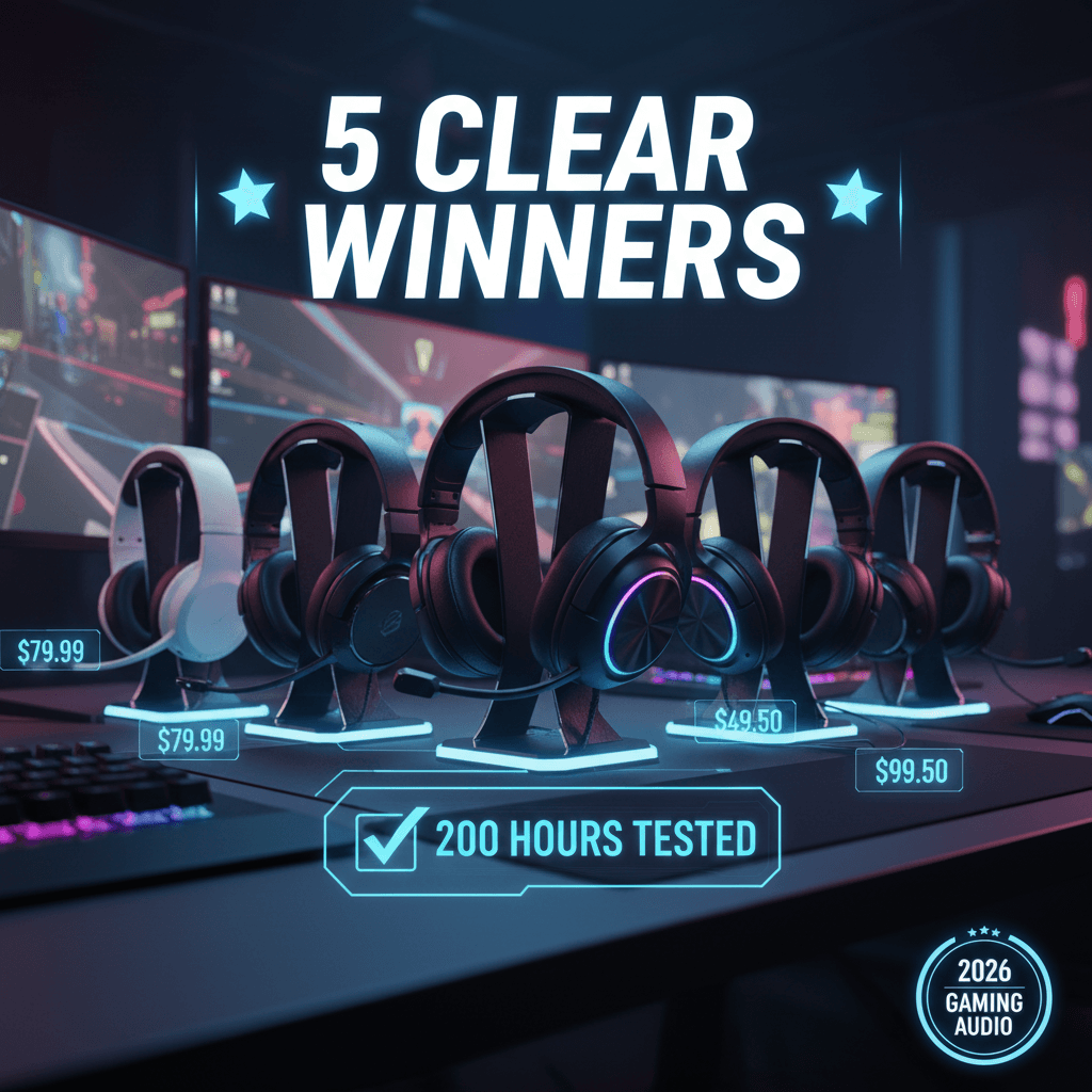 Best Gaming Headsets Under 0 in 2026: 200 Hours of Testing, 5 Clear Winners