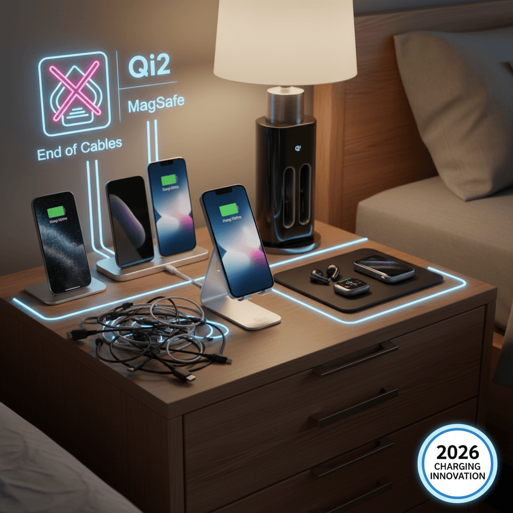 Best Wireless Chargers and Charging Stations in 2026: Qi2, MagSafe, and the End of Cable Chaos