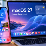iOS 27 and macOS 27: The Features Actually Worth Upgrading For iPhone and MacBook showing iOS 27 and macOS 27 new interface features on screen