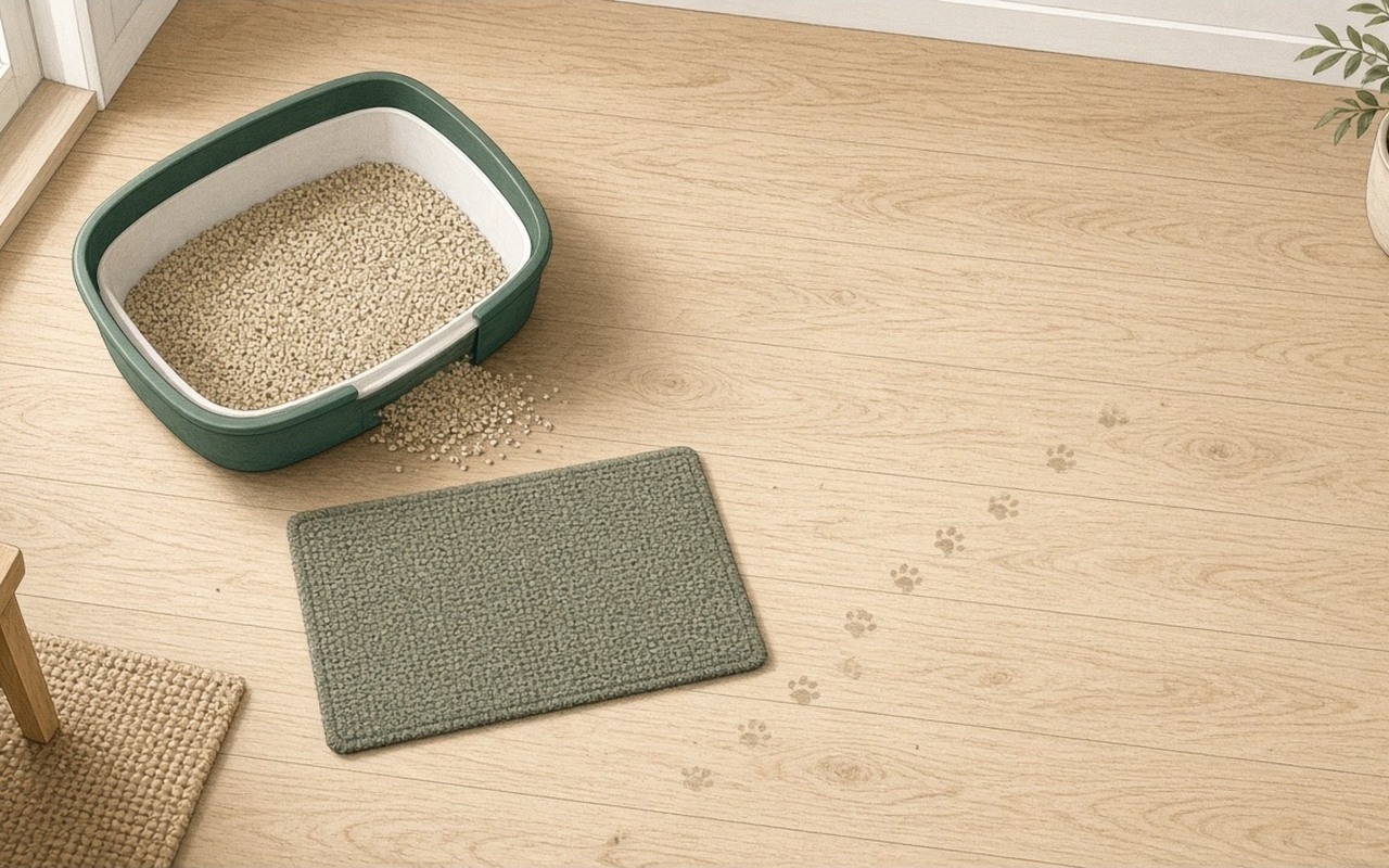 Low-tracking cat litter: compare clay options and your exit setup — CheckPet guide